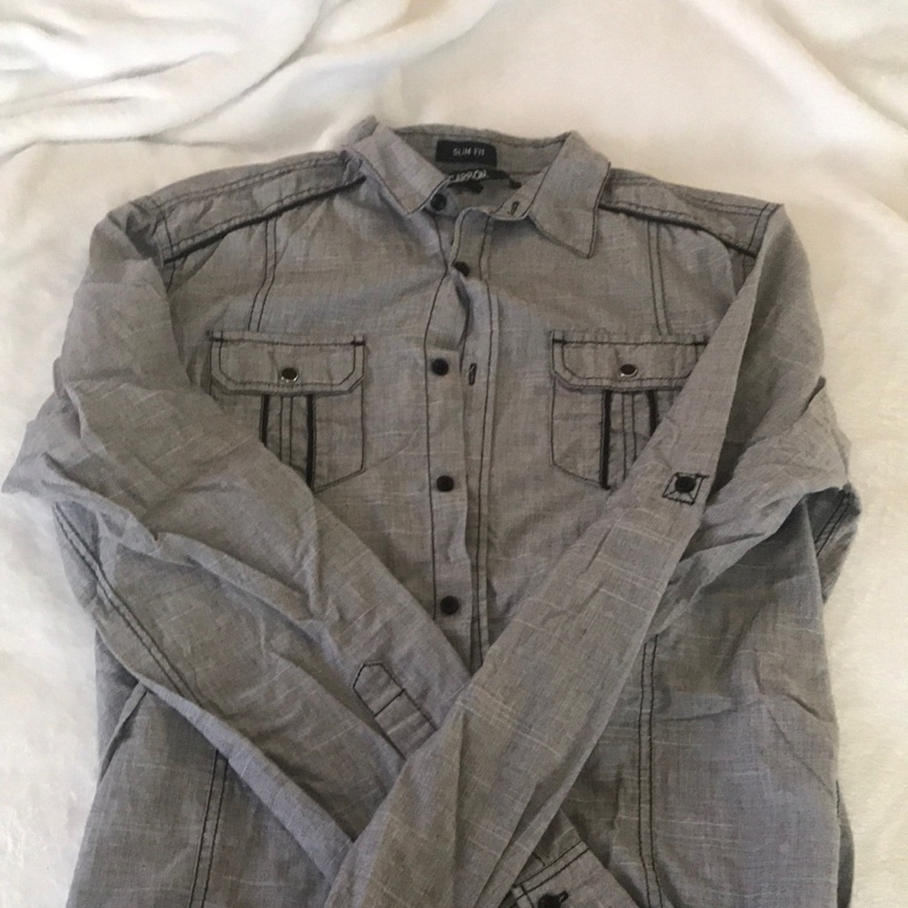 Mens dress shirt. Carbon. Size large